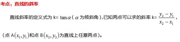 2022年安徽成考高起點《數(shù)學》重要知識點